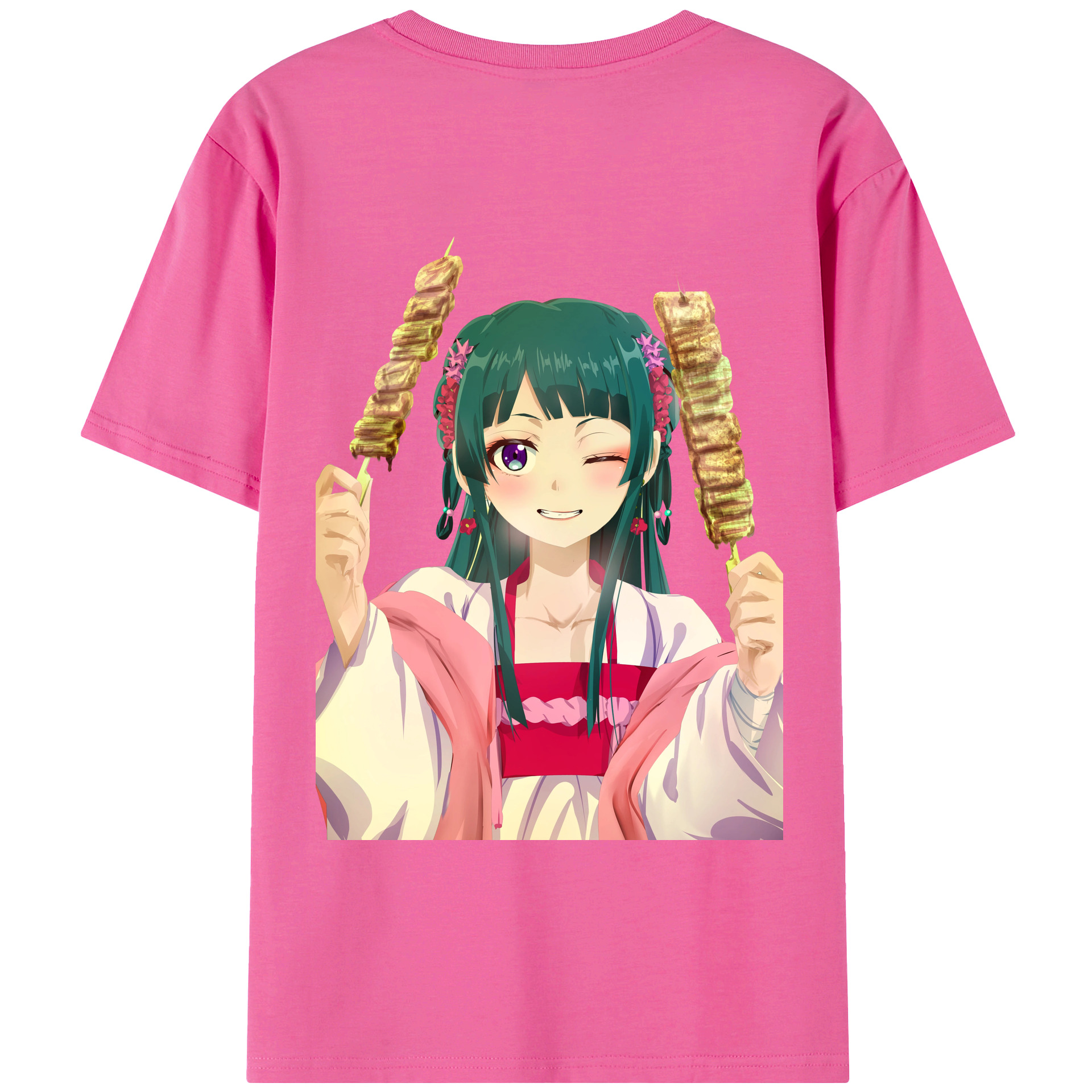 （画像用） 薬屋のひとりごと The Apothecary Diaries レディース半袖Tシャツ(バックプリント)